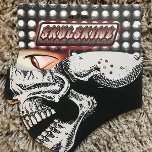 Half face skull mask for motorcycle or raves